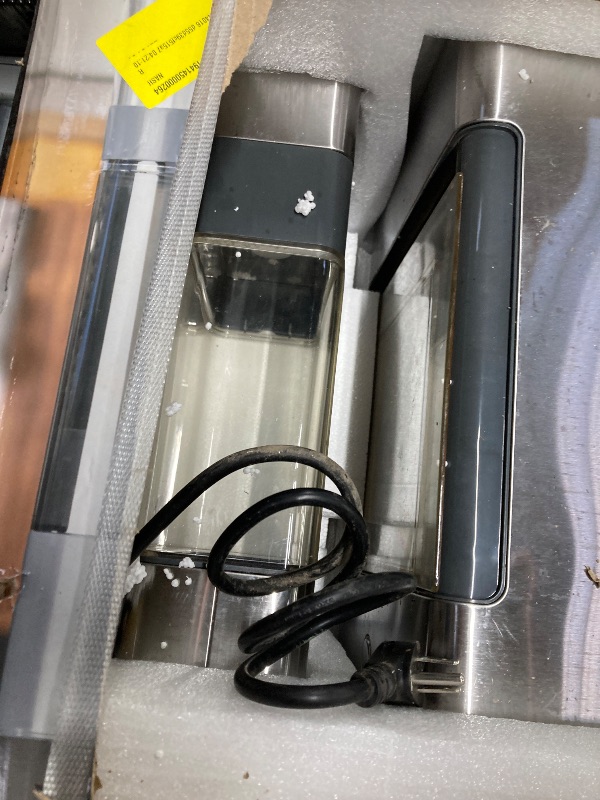 Photo 1 of *Plug is bent* GE Profile Opal 2.0 | Countertop Nugget Ice Maker with side tank | Ice Machine with WiFi Connectivity | Stainless Steel
