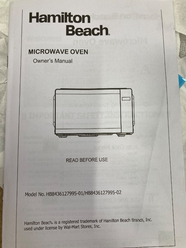 Photo 1 of *Scuffed up* Hamilton Beach Microwave