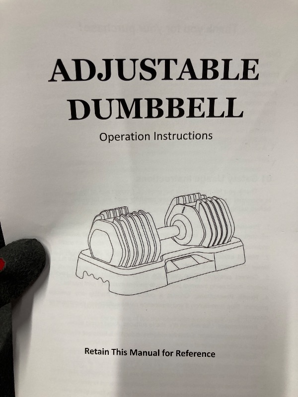 Photo 1 of *Heavy* Adjustable Dumbbell 55LB Single Dumbbell Weight, 10-in-1 Weight Dumbbells with Anti-Slip Metal Handle and Bicep Supports for Comprehensive Full Body Strength Training