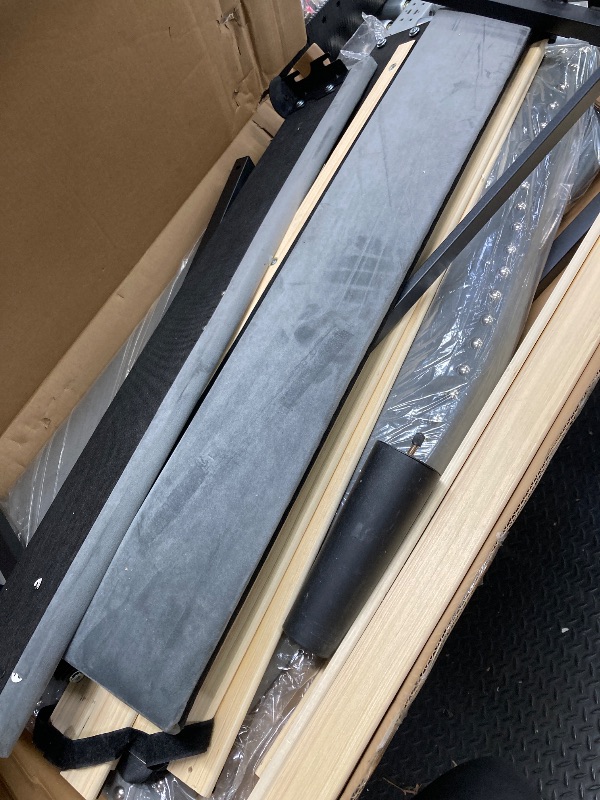 Photo 1 of *Size Unknown* Dark Grey Bed Frame