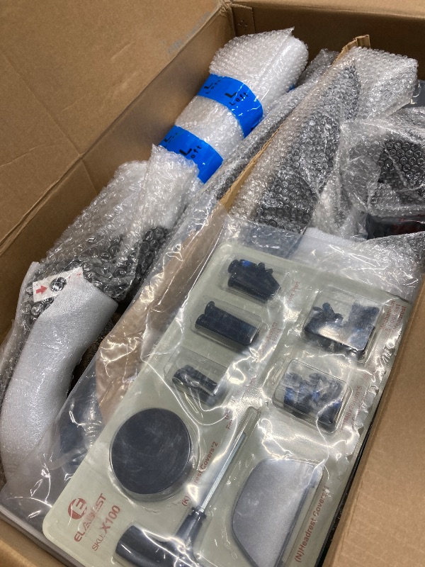 Photo 1 of *FACTORY SEALED* ELABEST X100 Ergonomic Office Chair with Footrest, Big and Tall Home Desk Chair with 5D Flip-Up Arms, Adjustable 3D Lumbar Support,High Back Rolling Computer Chair, Swivel Mesh Chairs (Midnight Mist)