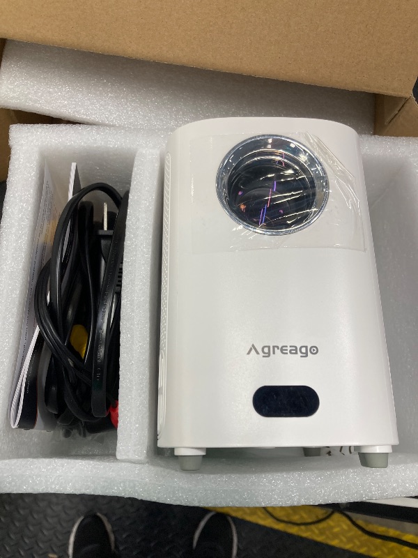 Photo 1 of [Electric Focus]Projector with WiFi and Bluetooth, Native 1080P 15,000 Lumens 4K Supported, Agreago Outdoor Movie Projector for Home Theater UP to 300", for iOS/Android/Laptop/TV Stick/HDMI/USB
