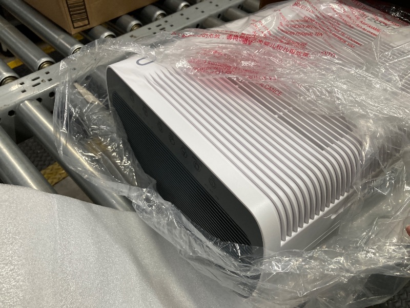 Photo 1 of **MISSING POWER ADAPTER**Trucozie T356 Air Purifier for Home Large Room Bedroom Up to 1937 Ft² in 1 Hr With Double-sided Air Inlet, Air Quality and Light Sensors, HEPA Sleep Mode for Allergies, Dust, Smoke, Pet Hair, White