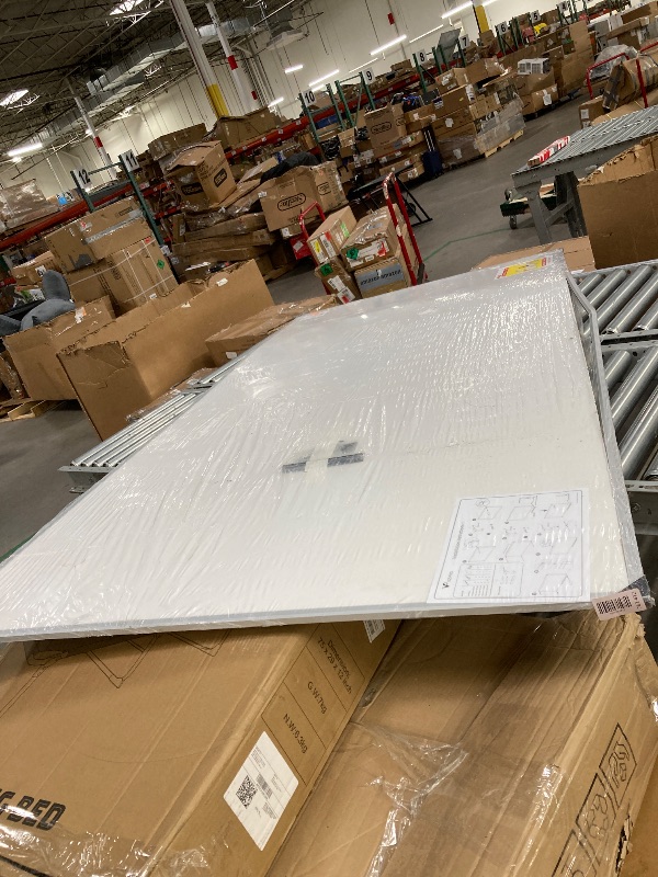 Photo 1 of *Frame Damage* VIZ-PRO Large Cork Bulletin Board, 96 X 48 Inches, Wall-Mounted Corkboard with Silver Aluminium Frame for School, Office, and Home 8' X 4'