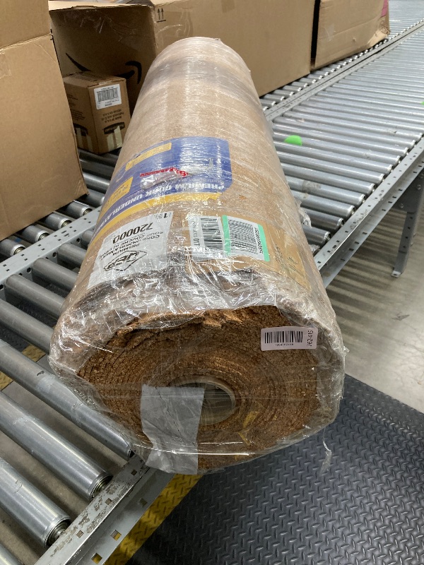 Photo 1 of *Damage to the ends* QEP 72000Q Natural Cork Underlayment Roll - 4 ft. Wide x 50 ft. Long x 6 mm Thick - 200 sq. ft.