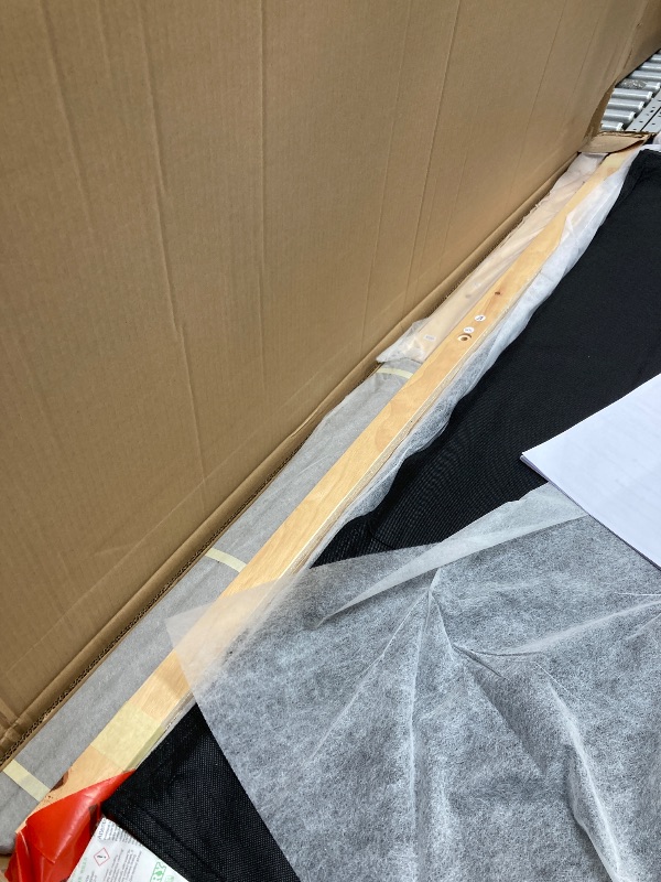 Photo 1 of *Heavy* Mainstays Hillside Diamond Tufted Upholstered Queen Platform Bed, Gray
