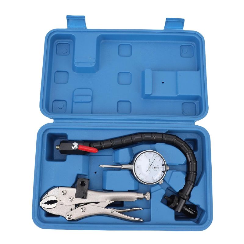 Photo 1 of 
Nurnesy Hardened Steel, Aluminum Alloy Disc Brake Rotor Ball Joint Gauge Set 0-1in 0.001in Indicator Warping Checking Tool, for Automotive Workshop