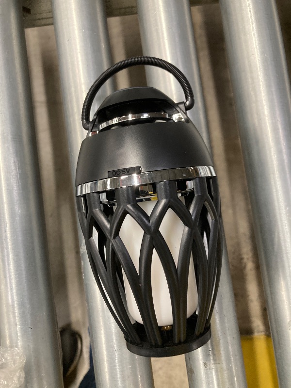 Photo 1 of **(*MISSING ONE) MOFOKEAY 1 Pack Outdoor Bluetooth Speakers, Wireless Speaker with LED Flame Speaker BT 5.0, Waterproof Torch Lantern for Patio Pool Party, Gifts for Women Men