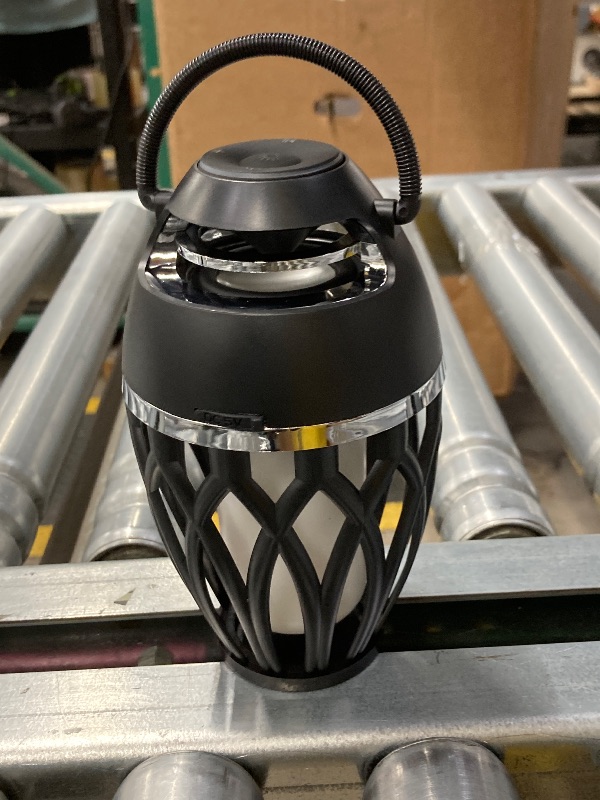 Photo 1 of **(*MISSING ONE) MOFOKEAY 1 Pack Outdoor Bluetooth Speakers, Wireless Speaker with LED Flame Speaker BT 5.0, Waterproof Torch Lantern for Patio Pool Party, Gifts for Women Men