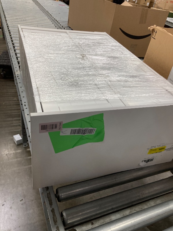 Photo 1 of ***(PARTS ONLY -SELLING AS IS -MISSING PARTS)***
Ktaxon Wooden Bathroom Floor Cabinet, Side Storage Organizer with 4 Drawers, 1 Cupboard & 2-Shelves, White