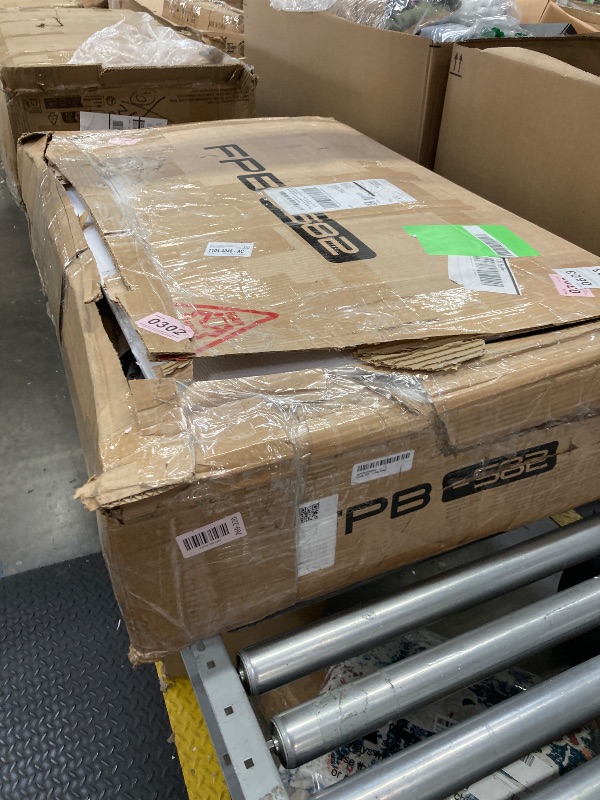 Photo 1 of **MISSING HARDWARE**Homfa 73.9” Tall Corner Bookshelf, 6 Tier L-Shaped Large Display Bookcase with Curved Edges for Living Room Home Office Study, Gray