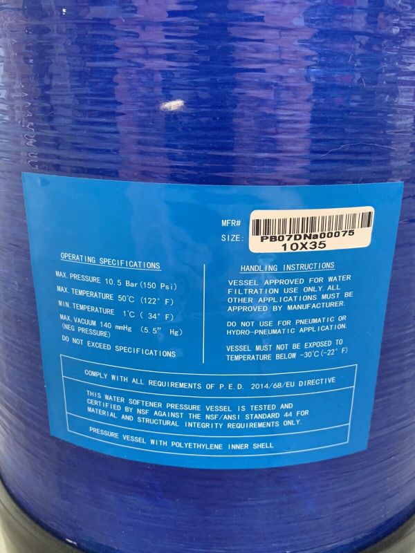 Photo 1 of ***INCOMPLETE SET/ ONLY ONE Aquasana Salt-Free Water Conditioner Replacement TANK EQ-AST-WH-C-R***
Aquasana Whole House Well Water Filter | 500K Gallons | UV, Carbon & KDF | Salt-Free Softener Alternative | Install Kit | Tackles up to 99.99% Chlorine, Bac