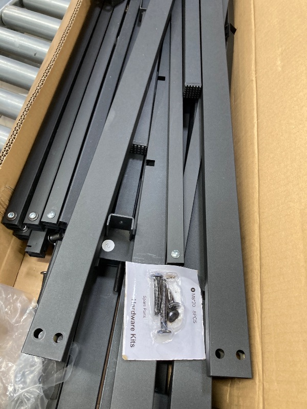 Photo 1 of ****MISSING SCREWS*********** Queen Bed Frame, 14 Inch Metal Platform Bed Frame Queen Size with Storage Space Under Bed, Heavy Duty Steel Slat Support, Easy Assembly, No Box Spring Needed