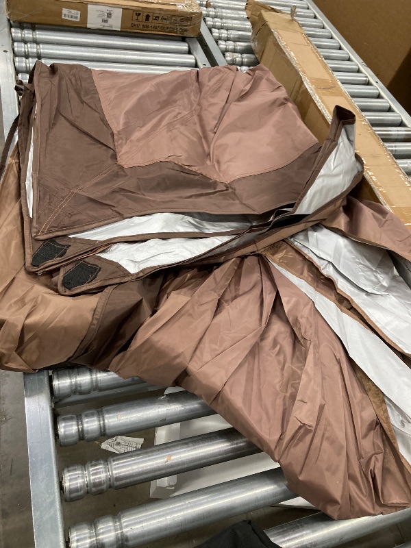 Photo 1 of ***REPLACEMENT COVER TOP & MOSQUITO NETTING ONLY***SANOPY 11 x 11 ft Outdoor Patio Ventilated Double Roof and Mosquito Net, REPLACMENT Canopy for Patios, Backyard, Garden and Beach
