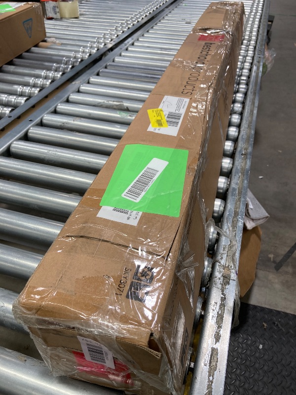 Photo 1 of 10 Ft. Steel Market Tilt and Crank Patio Umbrella in Rust Stripe COLOR:WINE RED