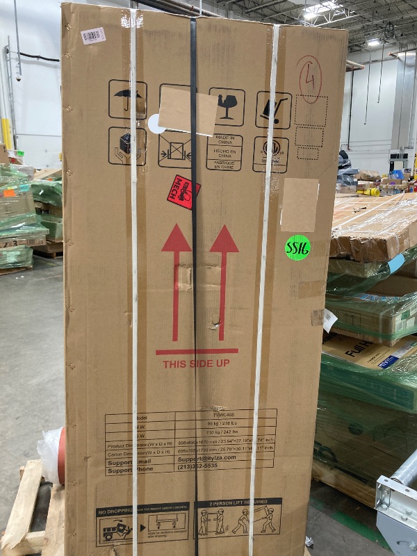 Photo 1 of ******FACTORY SEALE******* Tylza 24 Inch Wine Fridge Dual Zone, 180 Bottle Wine Cooler Refrigerator With Stainless Steel and Professional Compressor, Fast Cooling Low Noise and No Fog Built-in or Freestanding