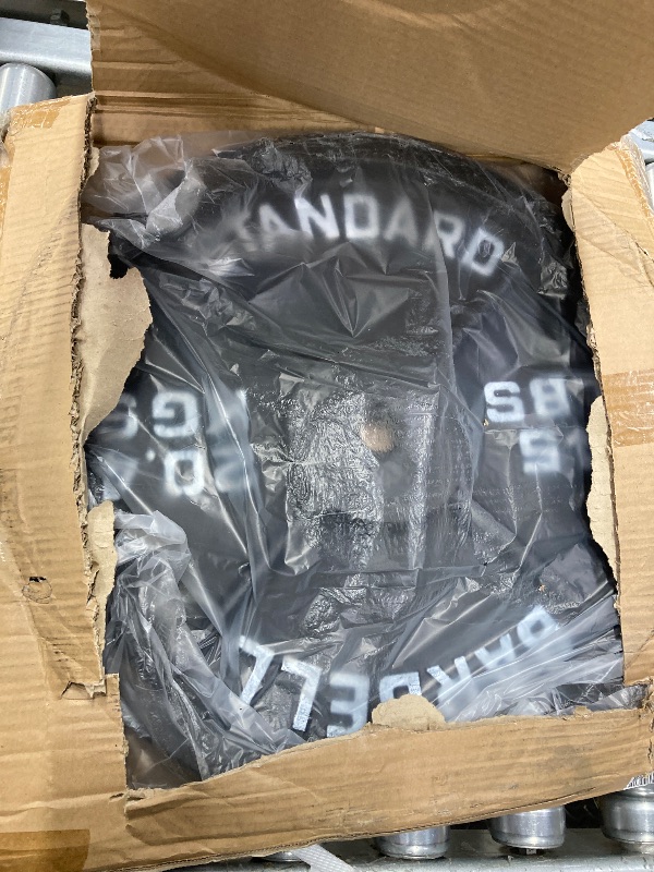 Photo 1 of ?45LB Pair?1" Cast Iron Weight Plates | (1) x 45LB Black Plate with Silver Numbers | For Standard Barbell Bars & Home Gyms