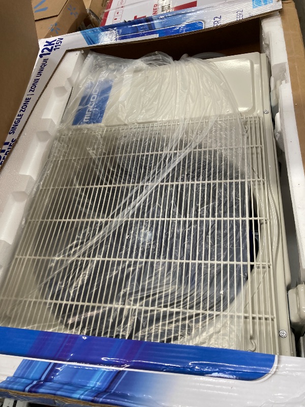 Photo 1 of ** Partial Set ** Heat Pump Only ** Box 1 Out of 2 only ** MRCOOL 12000 BTU 115V Ductless Inverter Mini Split Air Conditioner & Heat Pump System, 5th Gen DIY - Wall-Mounted AC Unit w/ Heating and Cooling for Home, Office & Commercial Space