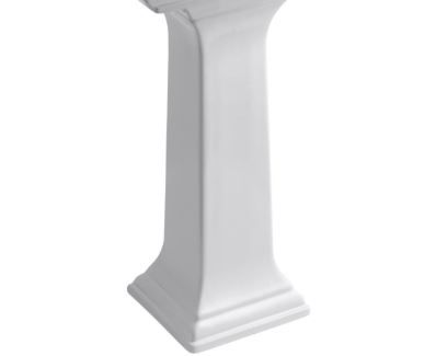 Photo 1 of ** Partial Set ** Only the bottom Part** See Second Picture ** KOHLER K-2344-8-17 Memoirs Stately Rectangular Pedestal Bathroom Sink, 24 1/2", White