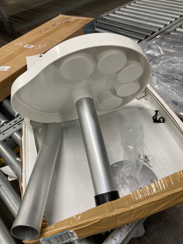 Photo 1 of **used misssing parts***  Wise 3070-710 Stowable Pontoon Party Platter Table, White