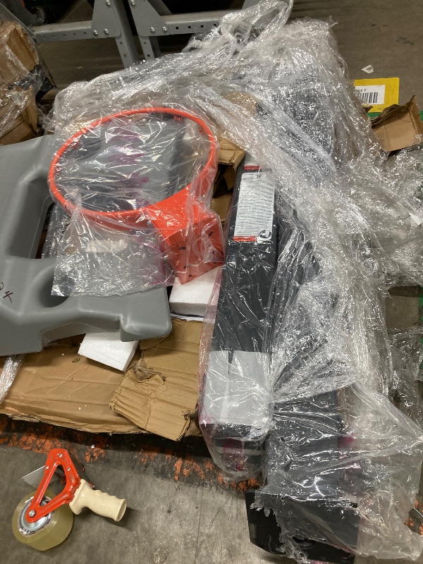 Photo 1 of **used misssing parts*****Spalding The Beast® 60" Tempered Glass Portable Basketball Hoop