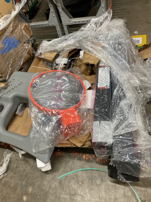 Photo 1 of **used misssing parts*****Spalding The Beast® 60" Tempered Glass Portable Basketball Hoop