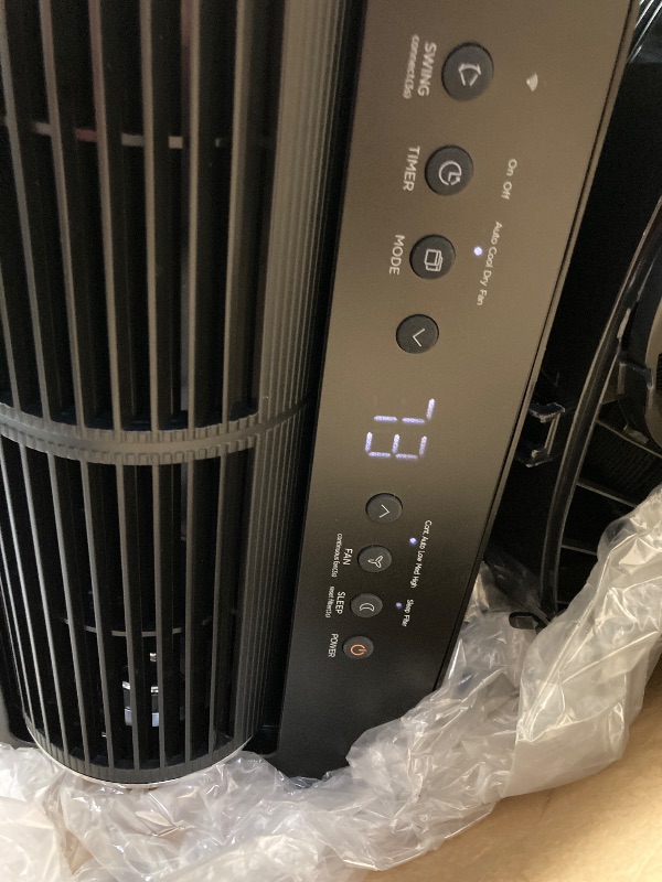 Photo 1 of *******The product is used, has some small scratches, and is missing parts, but it works******Midea Duo 10000 BTU DOE 115-Volt Black Vented Wi-Fi enabled Portable Air Conditioner Remote Control Included 450-sq ft -Cooling