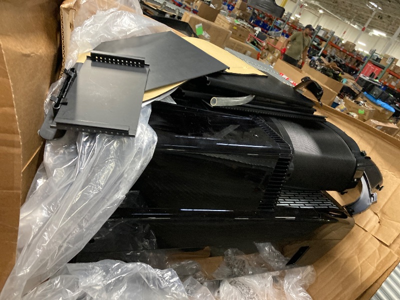 Photo 1 of *******The product is used, has some small scratches, and is missing parts, but it works******Midea Duo 10000 BTU DOE 115-Volt Black Vented Wi-Fi enabled Portable Air Conditioner Remote Control Included 450-sq ft -Cooling