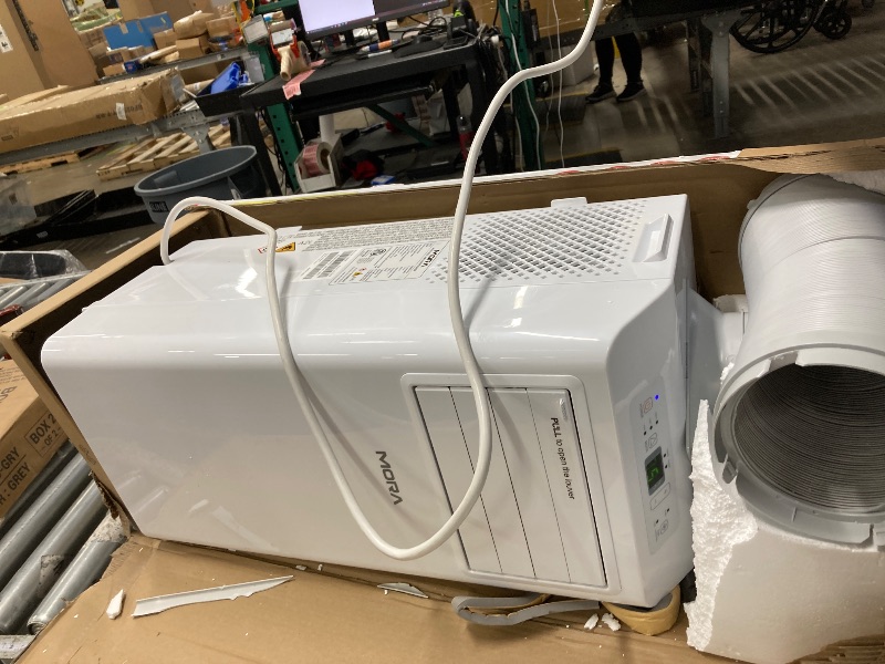 Photo 1 of ***used***  Mora Mora by Hisense 5,000 BTU (DOE), 8,500 BTU (ASHRAE), Portable Air Conditioner, 3 Operating Modes (Cool, Dry, Fan), Cools up to 150 SF, Remote Control and Window Vent Installation Kit Included