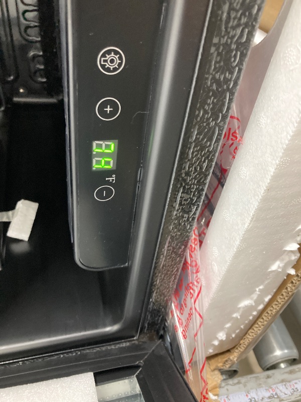 Photo 1 of *****The product is in good condition. It was connected and turned on. It is used, but it is not known if it works at 100% because it has to be given time to cool down.*********EUHOMY Beverage Refrigerator Cooler, 130 Can Mini Fridge with Glass Door for S