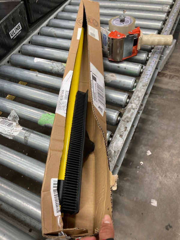 Photo 1 of **use**FURemover Original Pet Hair Rubber Broom with Squeegee, with 58" Telescopic Handle for Carpet, Tile and Hardwood