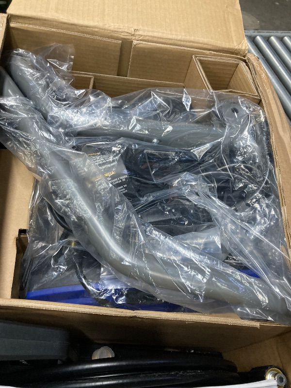 Photo 1 of ***used nmissing parts***Westinghouse WPX3200e Electric Pressure Washer, 3200 PSI and 1.76 Max GPM, Induction Motor, Onboard Soap Tank, Spray Gun and Wand, 5 Nozzle Set, for Cars/Fences/Driveways/Homes/Patios/Furniture, Blue
