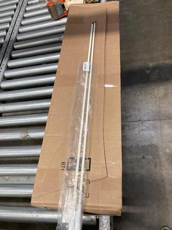 Photo 1 of **used**YCUHEN 2Pcs Blinds Wand 24Inch Long White Vertical Window Blind Tilt Wand Fiberglass Blind Wand Replacement Parts with Hook and Handle for Windows Curtain Door
