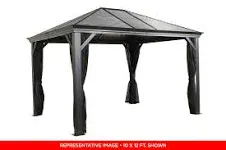 Photo 1 of *******Aluminum Metal IT IS A PATIO TENT THEY MISSING FIELD IT IS INCOMPLETE THERE ARE ONLY THE IRONS*****
