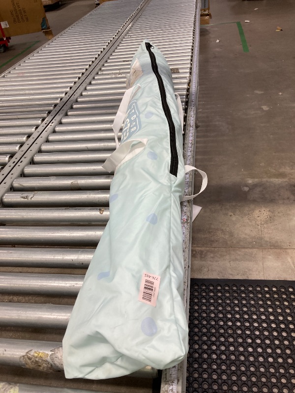 Photo 1 of ****USED MKSSING PARTS**  OutdoorMaster Beach Cabana with Fringe Portable 6 X 6 Beach Canopy Easy Set up Beach Shelter Included Side Wall UPF 50+ UV Protection Sun Umbre