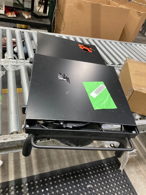 Photo 1 of ** MISSING PARTSTHE PRODUCT IS USED, THE CABLE IS HALF-BURNT, THERE IS ONE BROKEN DOOR AND IT IS NOT KNOWN IF IT WORKS**    BKtaxon 2 Burner 150000 BTU Cooker w/ Side Shelves,Removable Legs,Wind Panels,Regulator Outdoor Camping Picnic Stove Stand