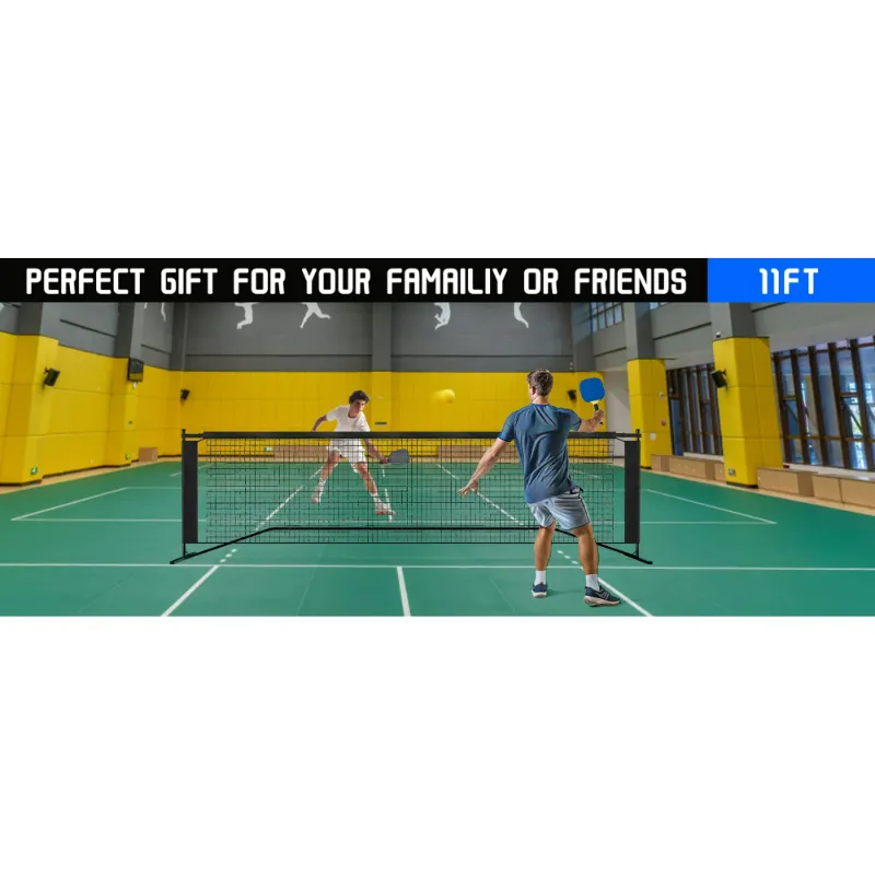 Photo 1 of **USE MISSING PARTS***WFUN 22FT Portable Pickle Tennis Ball Net with Carrying Bag for Kids Adult Outdoor Driveway Backyard