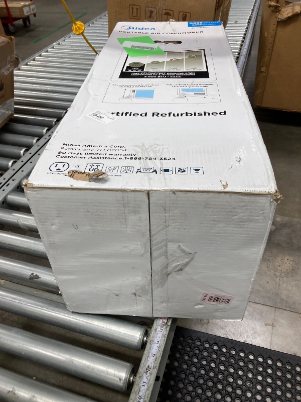 Photo 1 of **used**Restored Midea 12,000 BTU DUO Portable Air Conditioner With Inverter Technology and Remote Control, RMP14STW, Refurbished