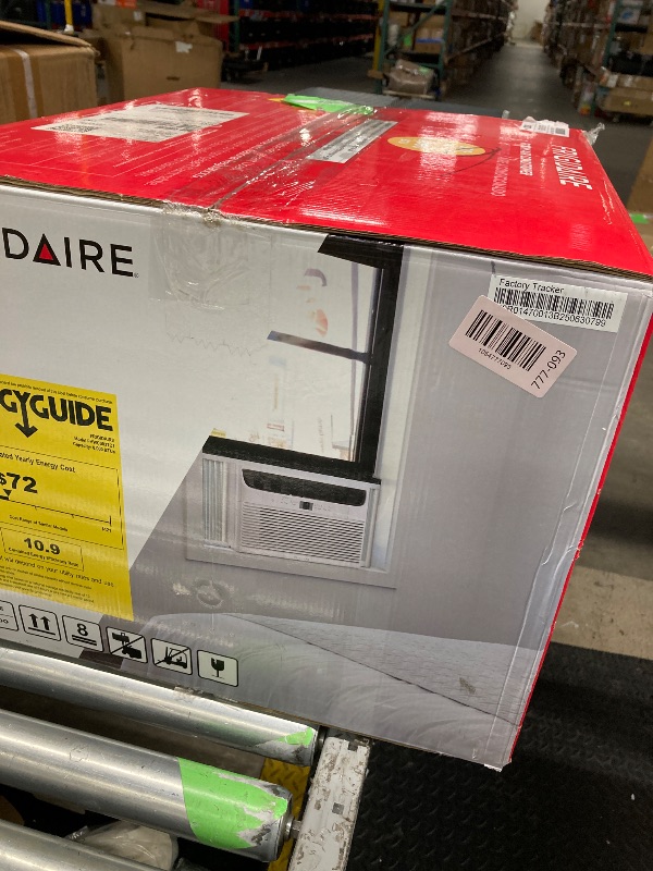Photo 1 of Frigidaire 12,000 BTU Smart Inverter Window Air Conditioner with Wi-Fi and Energy Star Certification, Cools Up to 550 Sq. Ft., Ultra Quiet Operation, White