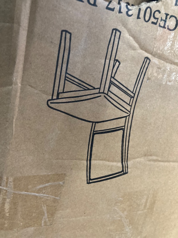 Photo 1 of ***IS REFERENCE**
Giantex Upholstered Dining Chair Set of 4, Mid Century Modern Fabric Kitchen Chairs with Rubber Wood Legs, Thick Padded Seat, High Back, Side Armless Chairs for Living Dining Room (Gray)
