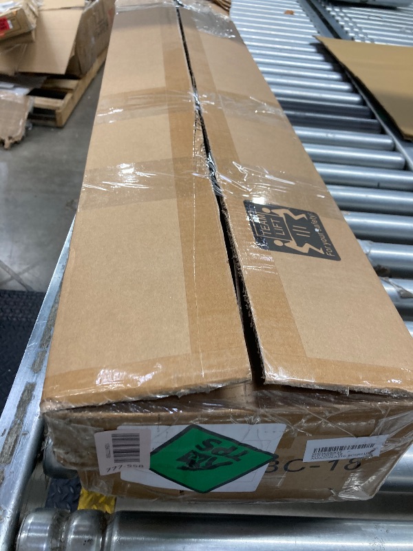 Photo 1 of ***I DON'T KNOW IF THERE ARE MISSING PIECES*** BOSRII Full Size Bed Frame with Headboard and Footboard, 18 Inches High, 3500 Pounds Heavy Duty Metal Slats Support for Mattress, No Box Spring Needed, Noise-Free, Black