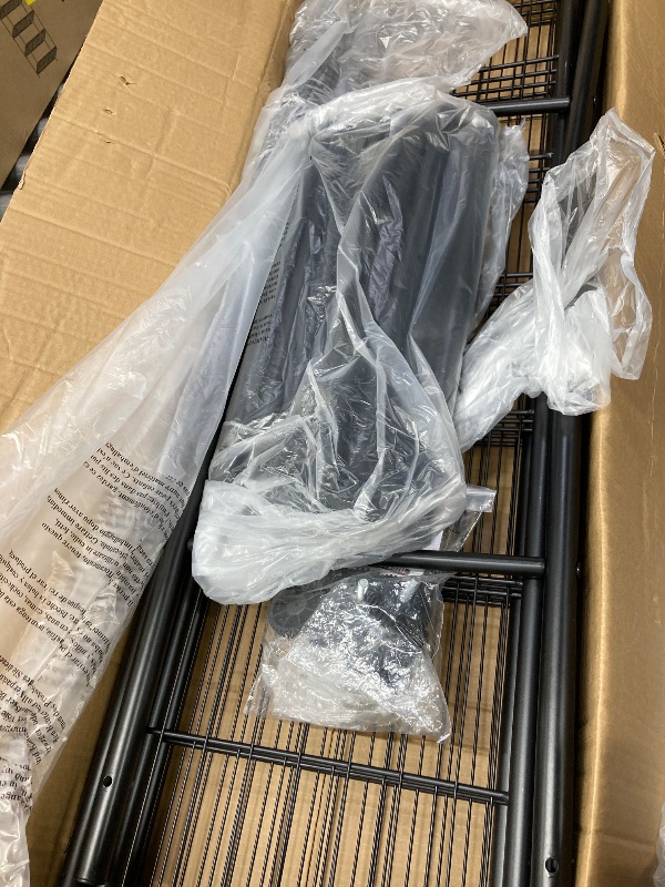 Photo 1 of ***I DON'T KNOW IF THERE ARE MISSING PIECES*** 5-Tier Heavy Duty Wire Shelving Unit, 47.2 x 12.6 x 60.8 Inches, 1000 lb Capacity, Black
