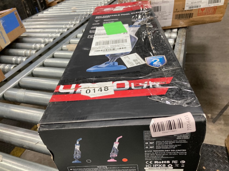 Photo 1 of ***I DON'T KNOW IF THERE ARE MISSING PIECES*** Cordless Pool Vacuum, Handheld Pool Vacuum for Above Ground Inground Pools, Spas and Hot Tubs, 60-Minute Runtime, Powerful Suction up to 18.5 gallons/min, Efficient Leaf and Debris Removal
