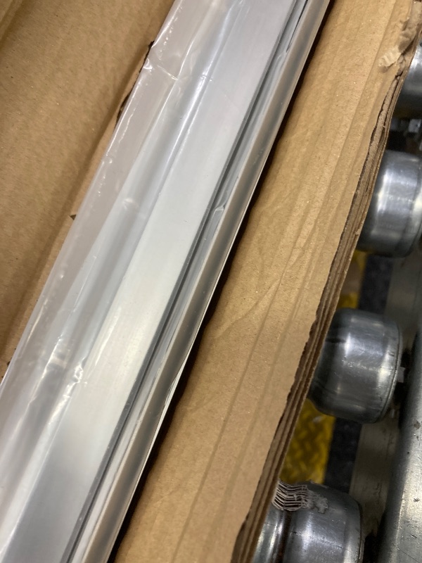 Photo 1 of ***I DON'T KNOW IF THERE ARE MISSING PARTS*** THMOOTHER UV Resistance 6.56FT V Shape LED Strip Channel Diffuser,10-Pack Aluminum Profile with Frosted Cover and Corner Connector,Tape Mounting Track for Cabinet Stairs Wall Outdoor (6.56FT, 10)