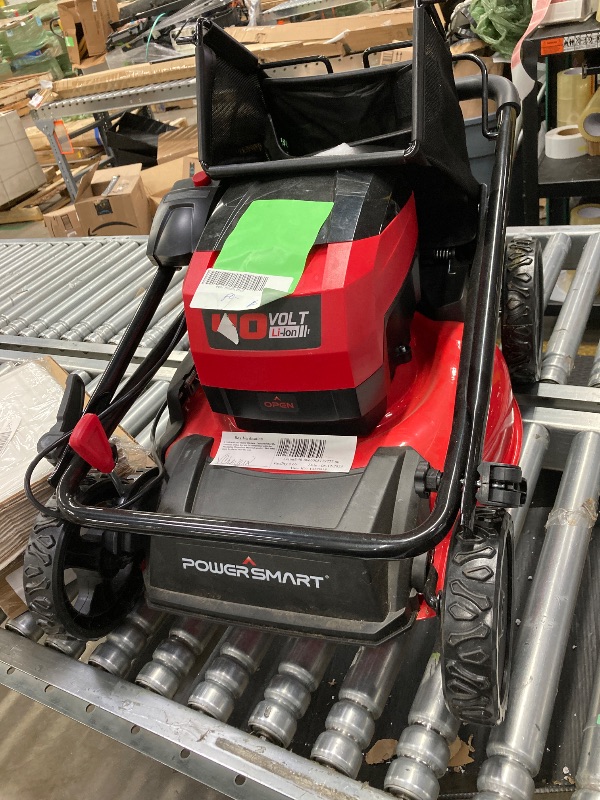 Photo 1 of ****I DON'T KNOW IF IT WORKS, I DON'T KNOW IF ANY PARTS ARE MISSING***PowerSmart 40V 4.0Ah 17" Cordless Push Lawn Mower, with 3-in-1 Options

