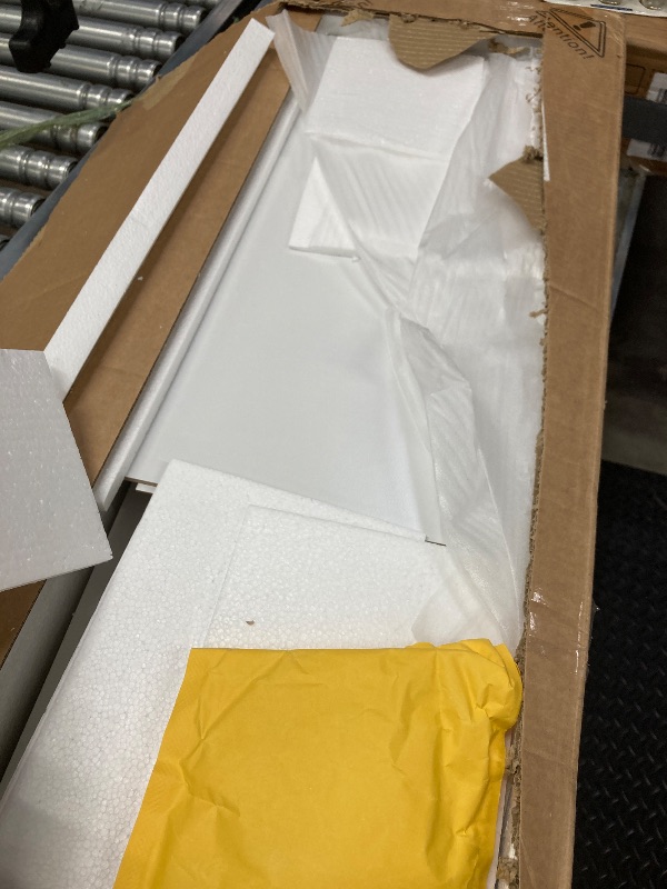 Photo 1 of ** I DON'T KNOW IF ANY PARTS ARE MISSING** *Ktaxon Over the Toilet Bathroom Storage Cabinet with 2 Doors & 3 Storage Shelves Space Saver, White
