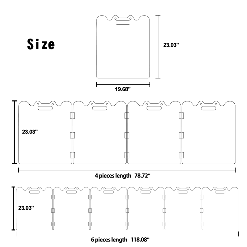 Photo 1 of .Fairy Baby Clear Acrylic Dog Gate Foldable Freestanding - Extra Wide, 4 Panel, 80"W x 23"H

