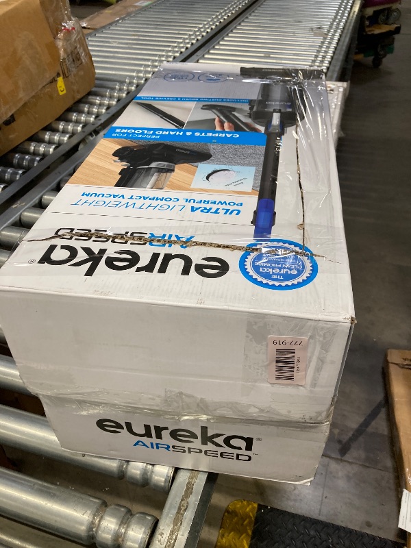 Photo 1 of **I DON'T KNOW IF THERE ARE MISSING PIECES** Eureka NEU10AE5 Powerful Bagless Upright Vacuum Cleaner Carpet and Floor, AirSpeed Ultra-Lightweight Vacuum Cleaner, w/ Replacement Filter, Blue