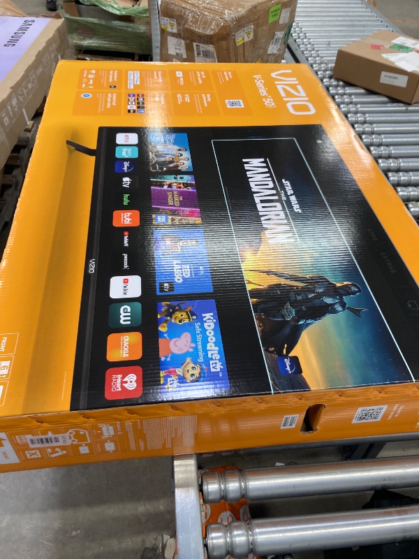 Photo 1 of VIZIO 50-Inch V-Series 4K UHD LED Smart TV with Voice Remote, Dolby Vision, HDR10+, Alexa Compatibility, 2022 Model