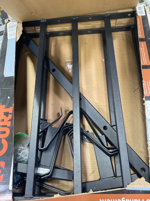 Photo 1 of **I DON'T KNOW IF THERE ARE MISSING PIECES** CURT 18145 48 x 20-Inch Basket Hitch Cargo Carrier, 500 lbs Capacity, Black Steel, 1-1/4, 2-In Adapter Shank